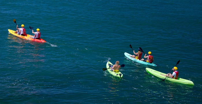 kayaking